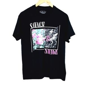 Popular Poison Tokio Savage Cotton Unisex Short Sleeve T-Shirt Size M